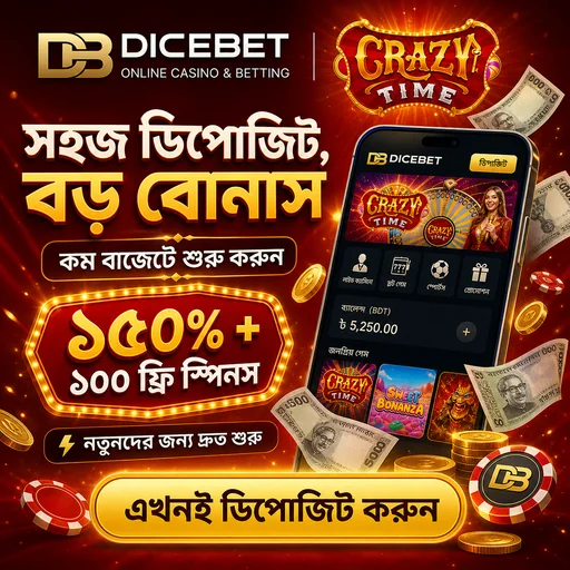 DICEBET APK ডাউনলোড করুন: অফিসিয়াল ও নিরাপদ লেটেস্ট ভার্সন!